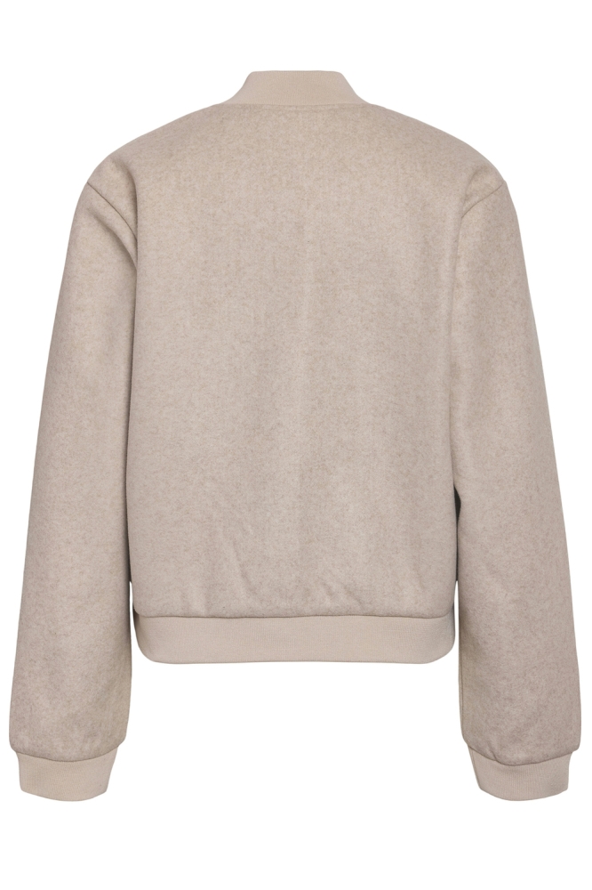 Noisy may beige dames jas | Achteraanzicht