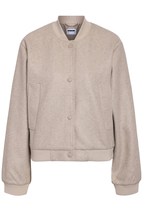 Noisy may beige dames jas | Vooraanzicht