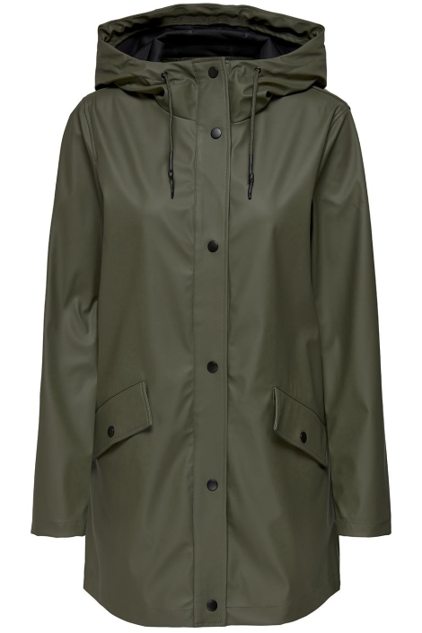 Only groene dames jas | Vooraanzicht