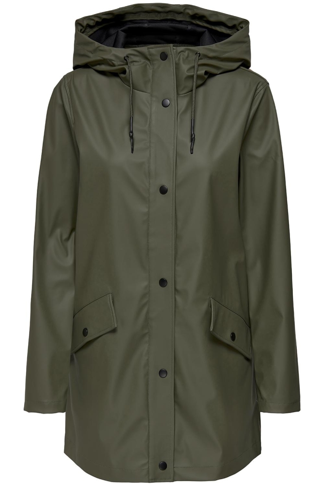 Only groene dames jas | Vooraanzicht