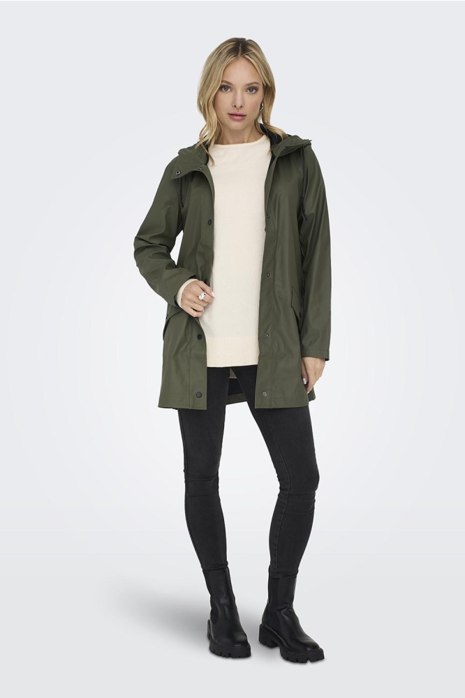 Only groene dames jas | Model