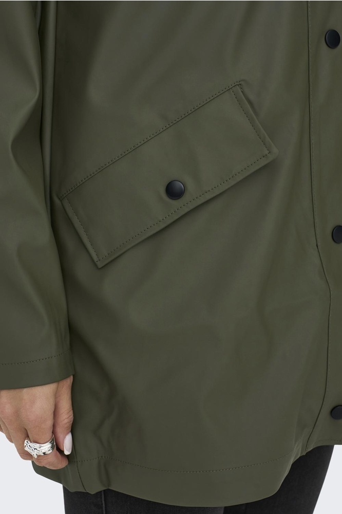 Only groene dames jas | Close up