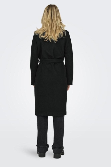 Only zwarte dames jas | Model achteraanzicht