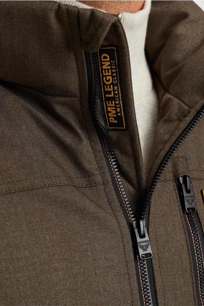 PME legend groene heren jas | Close up