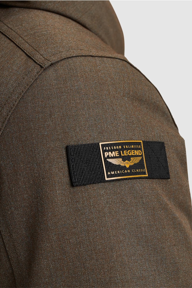 PME legend groene heren jas | Close up