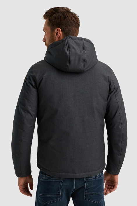 PME legend blauwe heren jas | Model achteraanzicht