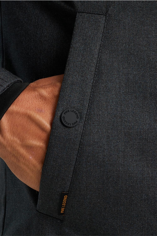 PME legend blauwe heren jas | Close up