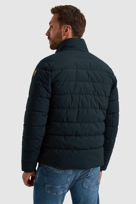 PME legend blauwe heren jas | Model achteraanzicht