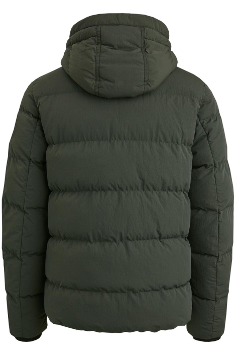 PME legend groene heren jas | Achteraanzicht