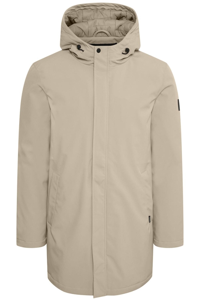 Matinique beige heren jas | Vooraanzicht