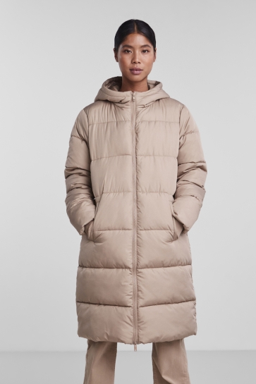 Pieces Jas PCBEE NEW LONG PUFFER JACKET NOOS B 17115627 SILVER MINK