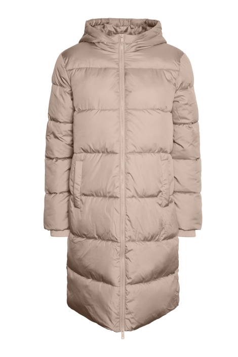 Pieces beige dames jas | Vooraanzicht