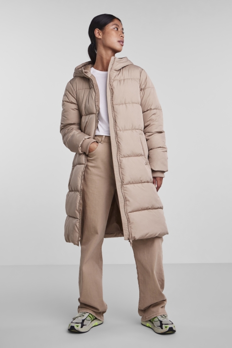 Pieces beige dames jas | Model