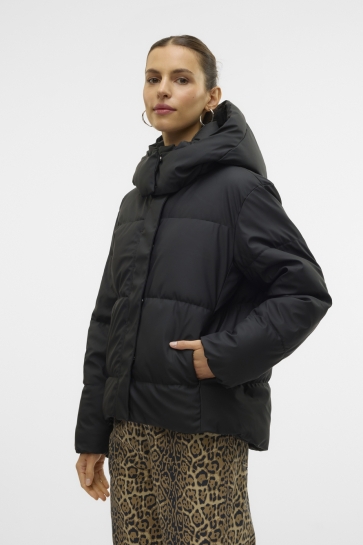 Vero Moda vmgretakylie short coated jacket no Zwart