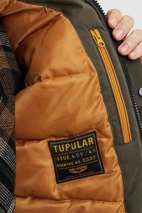 PME legend groene heren jas | Close up