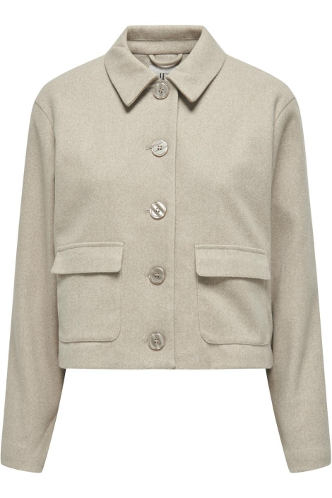 Jacqueline de Yong camel dames jas | Vooraanzicht