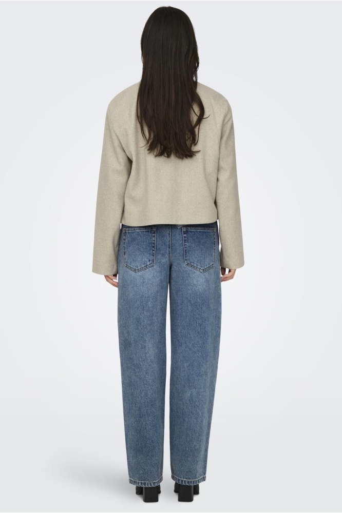 Jacqueline de Yong camel dames jas | Model achteraanzicht