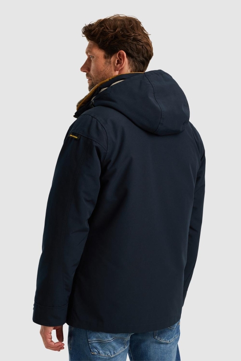 PME legend blauwe heren jas | Model achteraanzicht