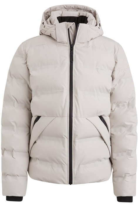 Cast Iron grijze heren jas | Vooraanzicht