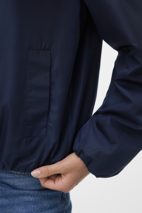 Vero Moda blauwe dames jas | Close up