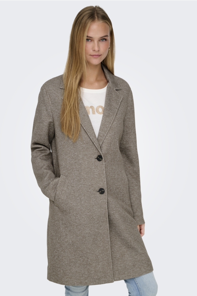 Only camel dames jas | Model vooraanzicht