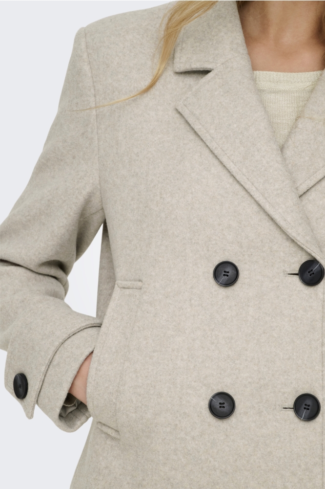Only beige dames jas | Close up