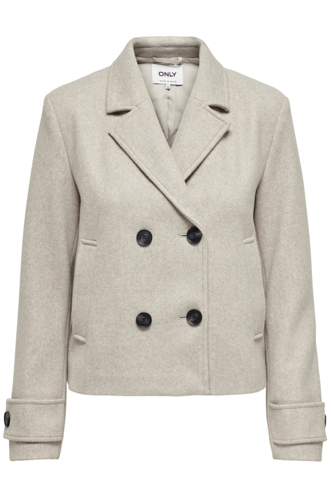 Only beige dames jas | Vooraanzicht