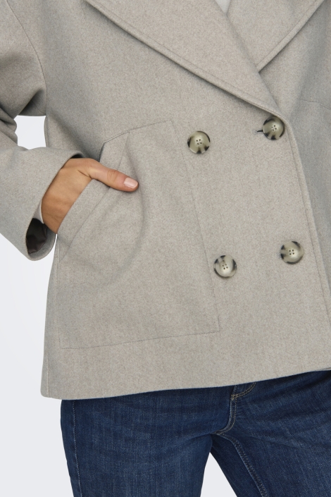 Only taupe dames jas | Close up