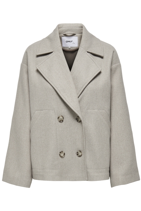 Only taupe dames jas | Vooraanzicht