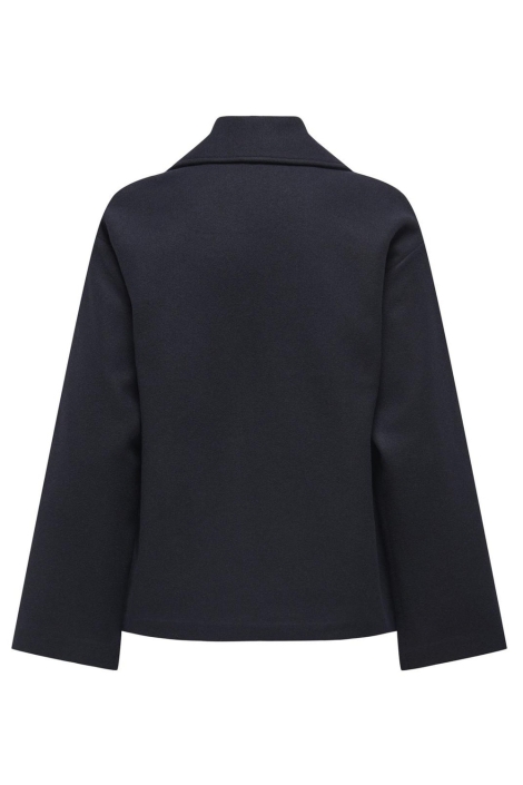 Only blauwe dames jas | Achteraanzicht