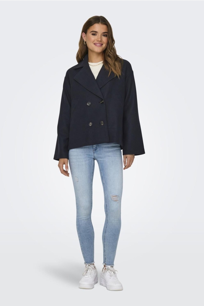 Only blauwe dames jas | Model