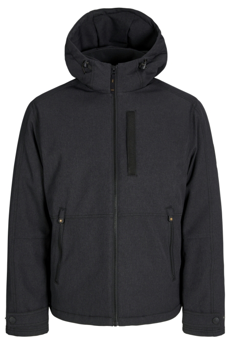 Jack & Jones zwarte heren jas | Vooraanzicht