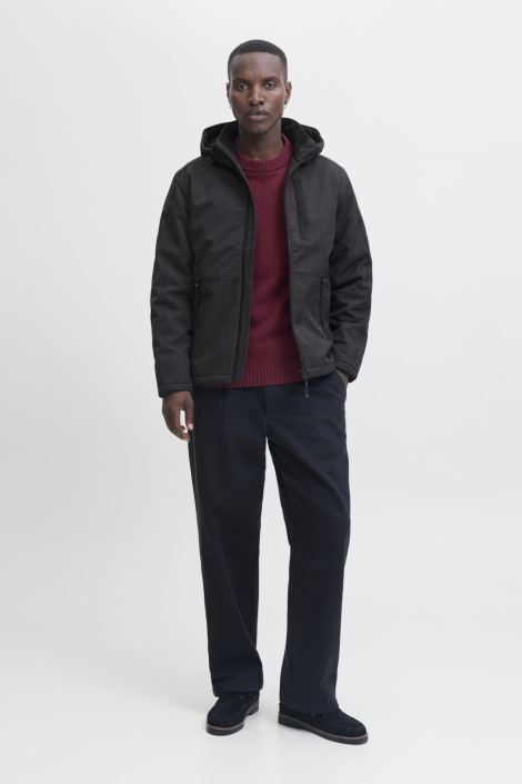 Jack & Jones zwarte heren jas | Model