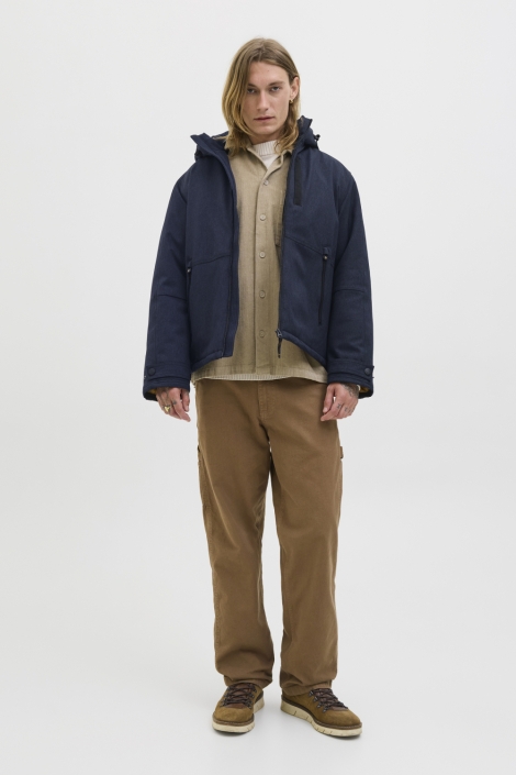 Jack & Jones blauwe heren jas | Model