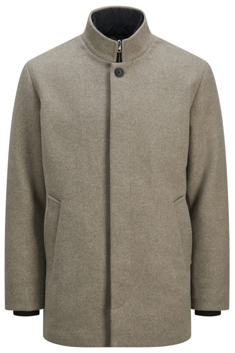 Jack & Jones camel heren jas | Vooraanzicht
