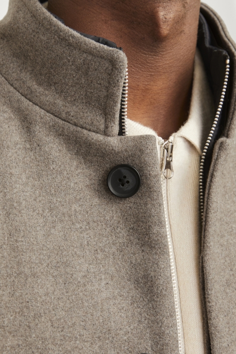 Jack & Jones camel heren jas | Kleurstaal