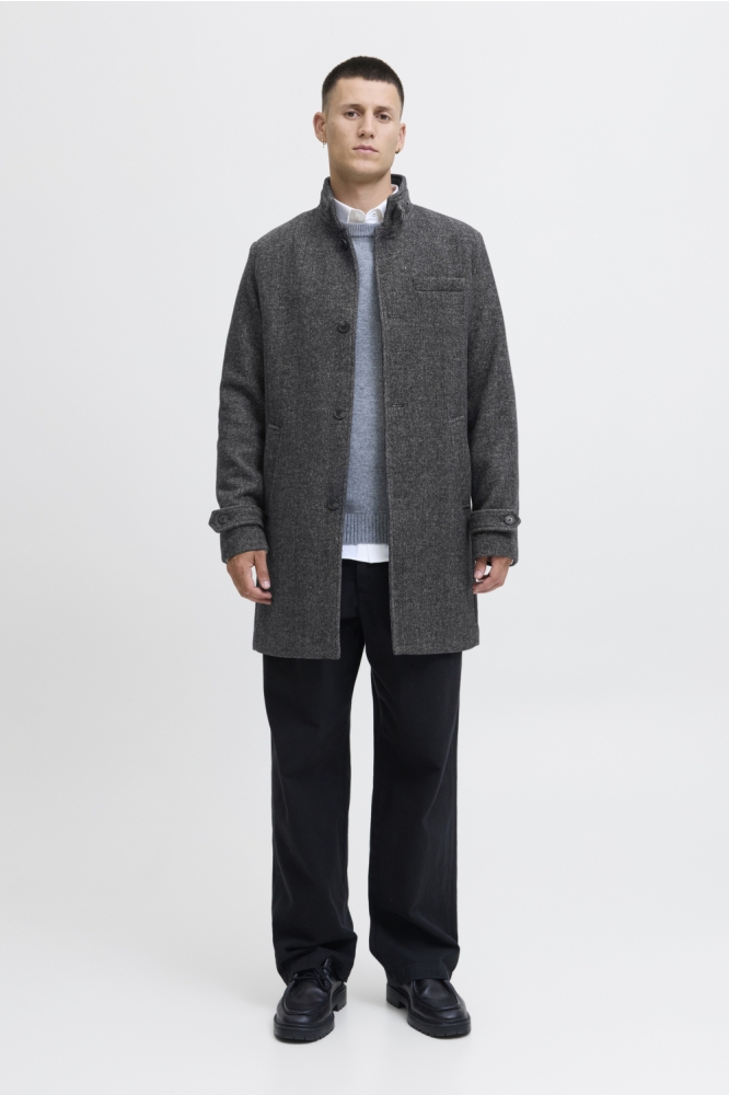 Jack & Jones grijze heren jas | Model