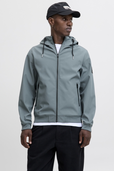 Jack & Jones JJEBASIC SOFTSHELL HOOD NOOS 12236300 Stormy Weather
