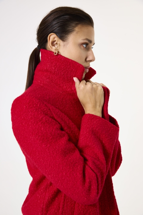 Garcia rode dames jas | Model zijaanzicht