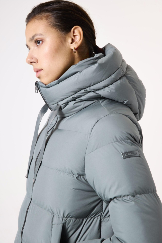 Garcia groene dames jas | Close up