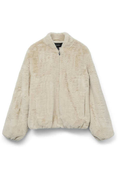 Vero Moda ecru dames jas | Vooraanzicht
