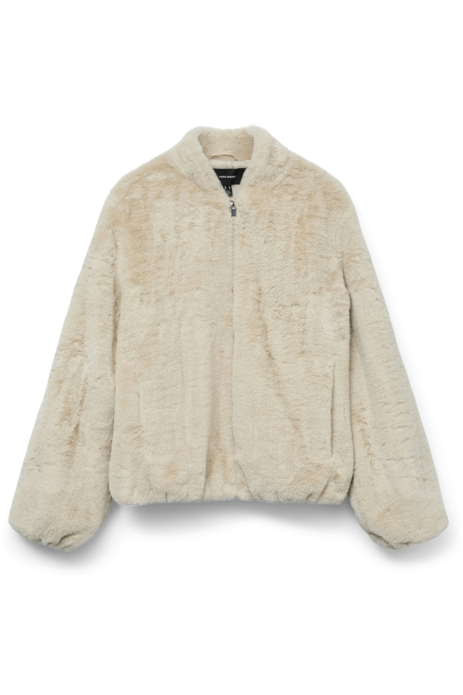 Vero Moda ecru dames jas | Vooraanzicht