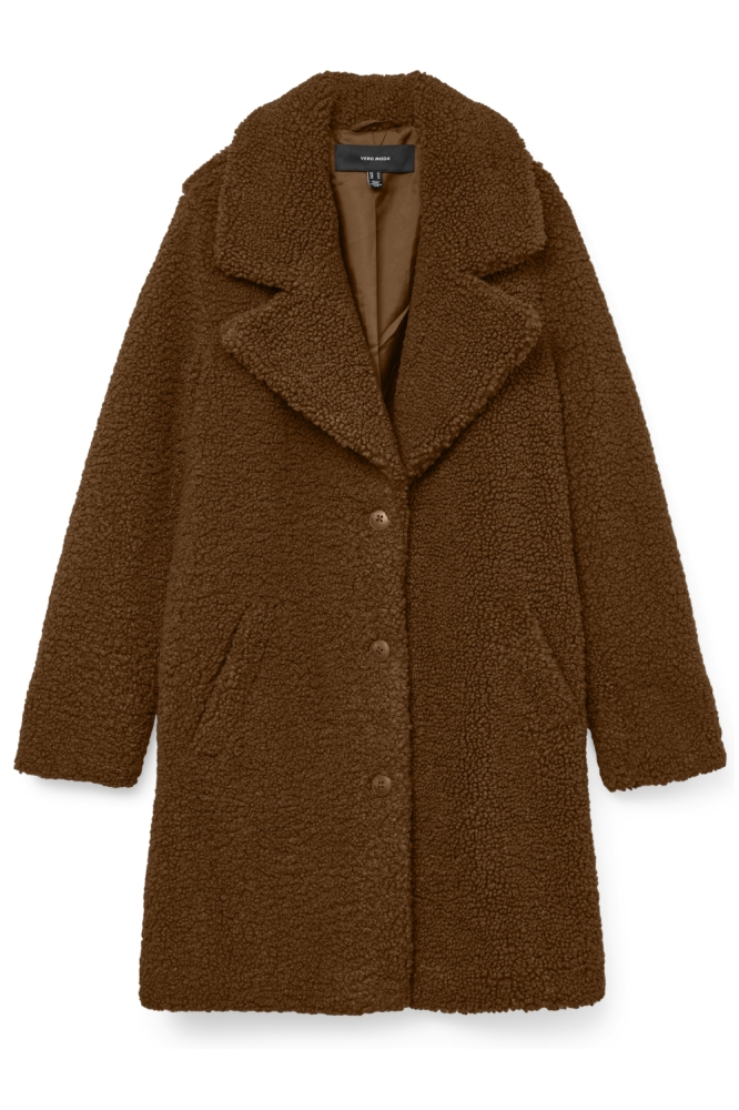 Vero Moda bruine dames jas | Vooraanzicht
