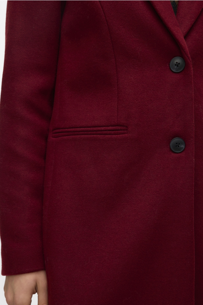 Vero Moda bordeaux dames jas | Kleurstaal