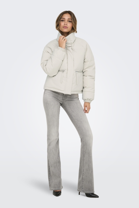 Jacqueline de Yong beige dames jas | Model