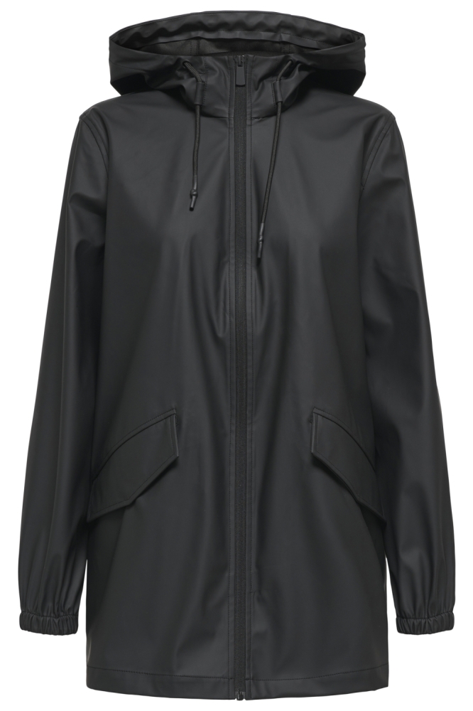 Jacqueline de Yong zwarte dames jas | Vooraanzicht