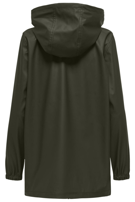 Jacqueline de Yong groene dames jas | Achteraanzicht