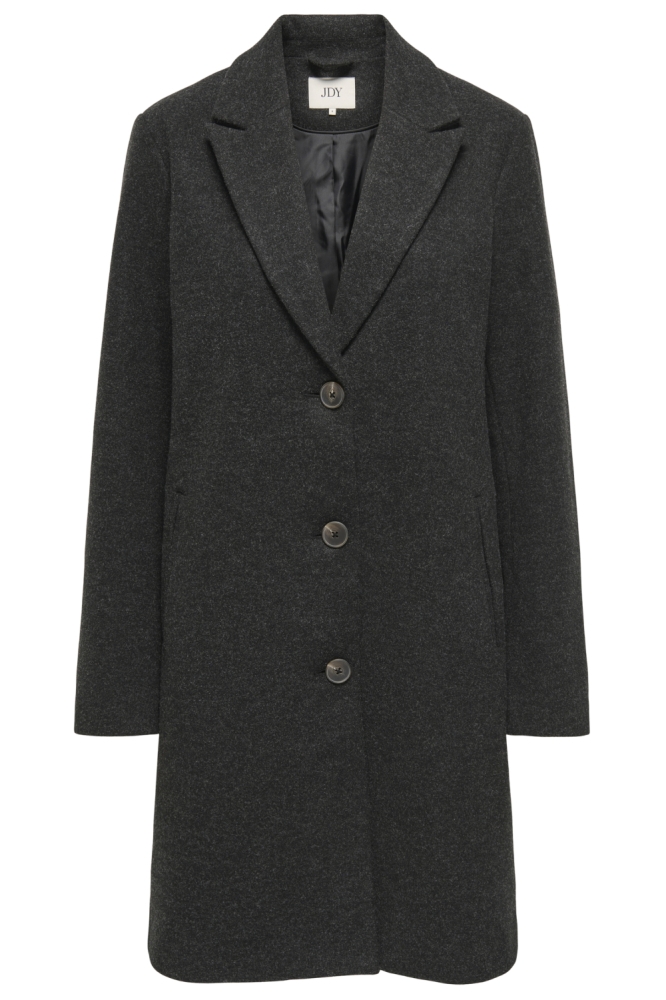 Jacqueline de Yong zwarte dames jas | Vooraanzicht