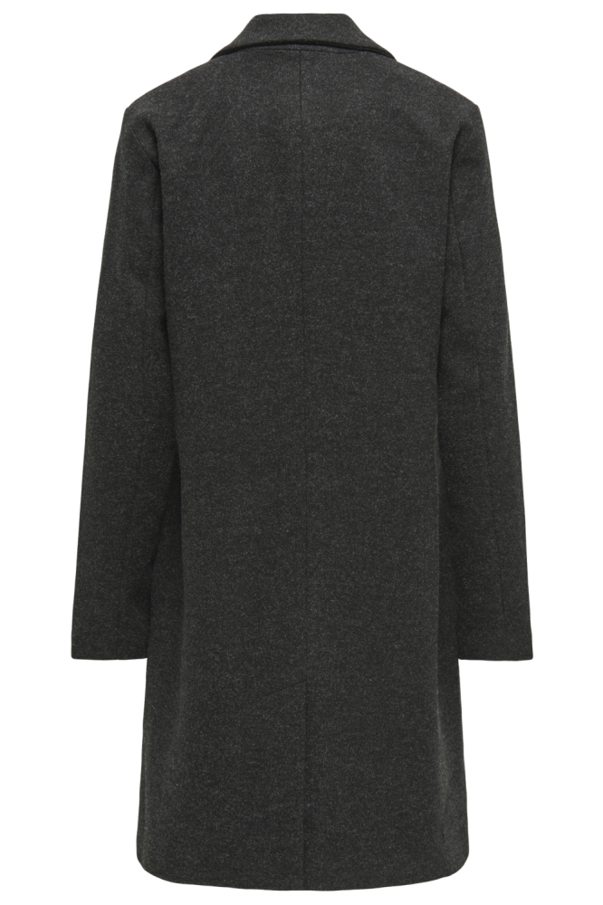 Jacqueline de Yong zwarte dames jas | Achteraanzicht