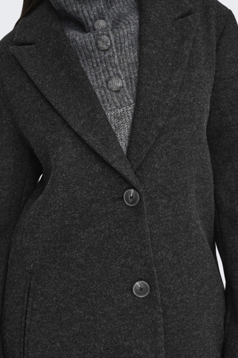 Jacqueline de Yong zwarte dames jas | Kleurstaal